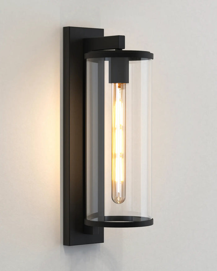 Antique Cylinder Glass Wall Light