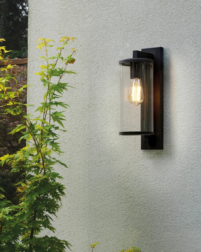 Antique Cylinder Glass Wall Light