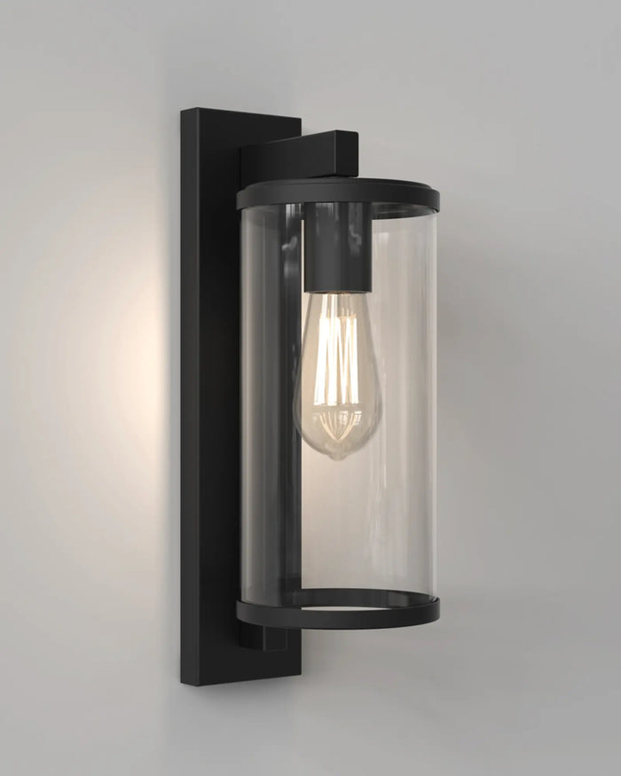 Antique Cylinder Glass Wall Light