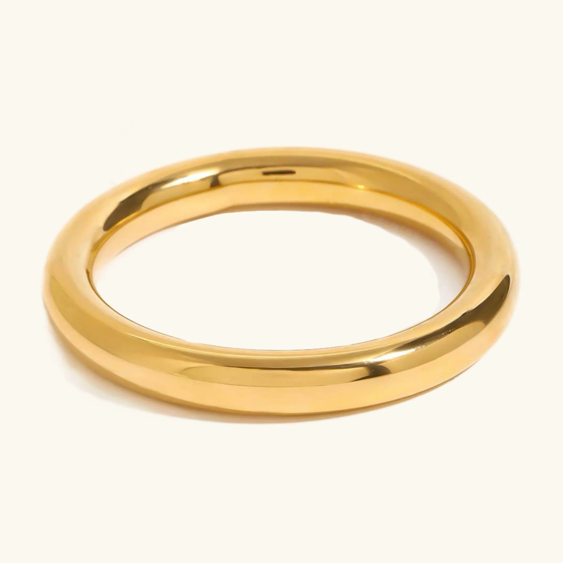 Smooth Gold Bangle