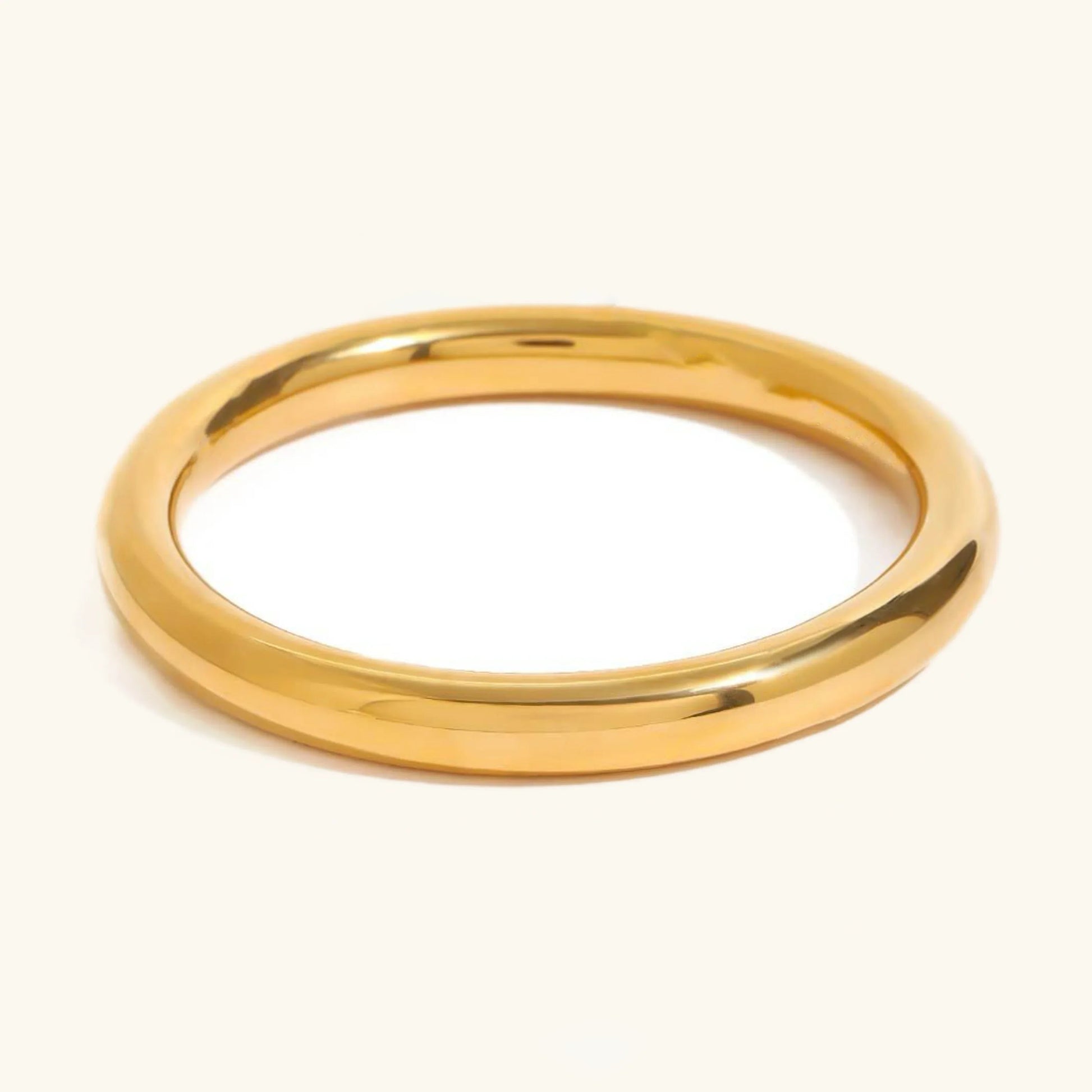 Smooth Gold Bangle