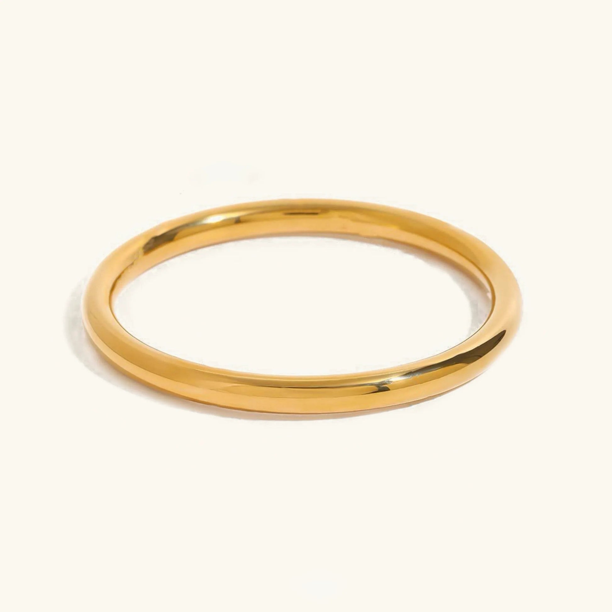 Smooth Gold Bangle