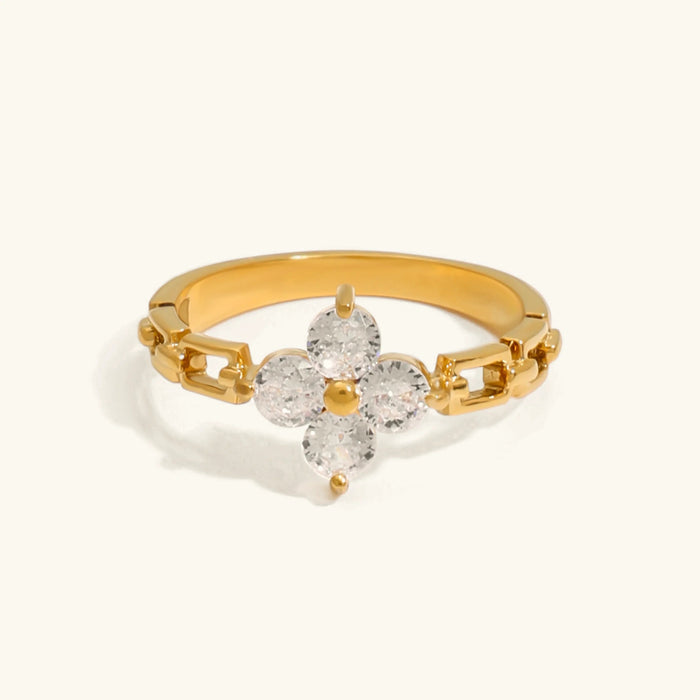 Diamond Petal Ring Christine