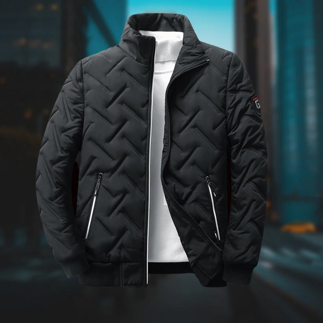 Classic Quilted Puffer Jacket in Warm and Durable Design
