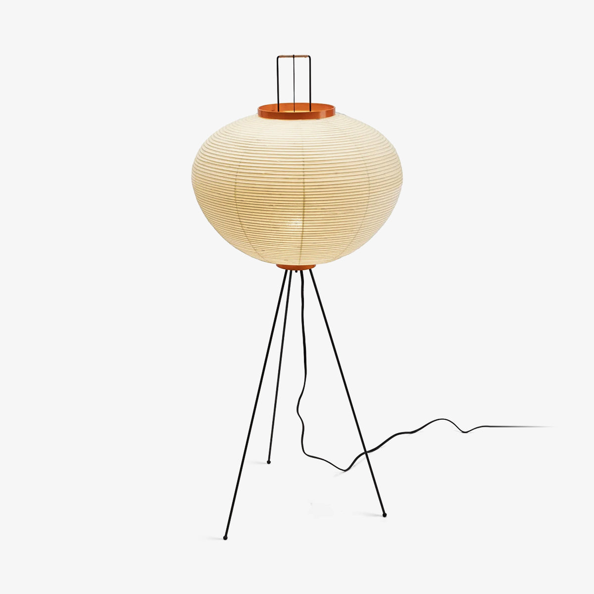 Elegant Rice Paper Floor Lamp Inspired by Japanese Design