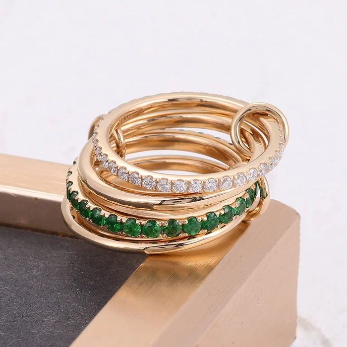 Emma Stacked Diamond Ring