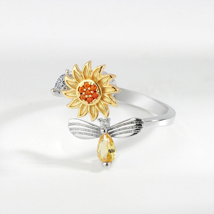 Alexa - Sunflower Serenity Anxiety Ring