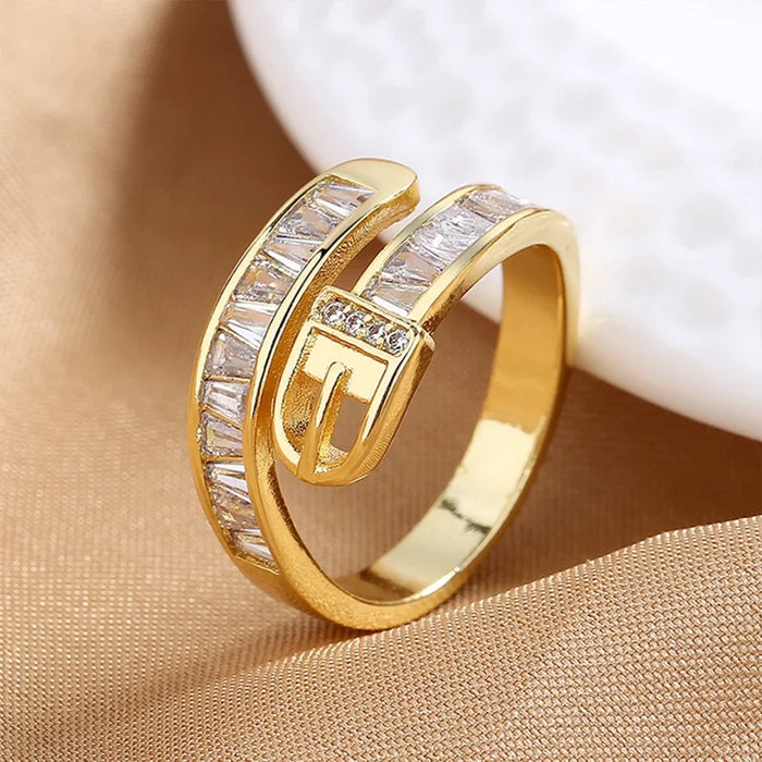 Vienna Diamond Belt Ring