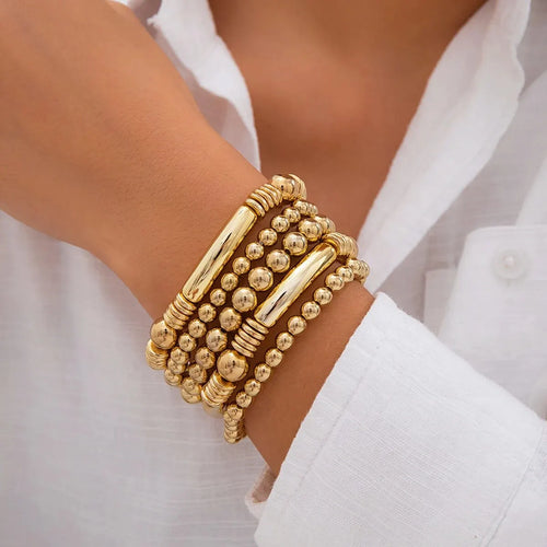 Abigail Beaded Bracelet Stack Set