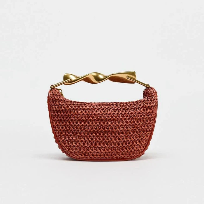 Noelle | Mini Woven Bag-Handbag-Urban Devyne-Red-Urban Devyne