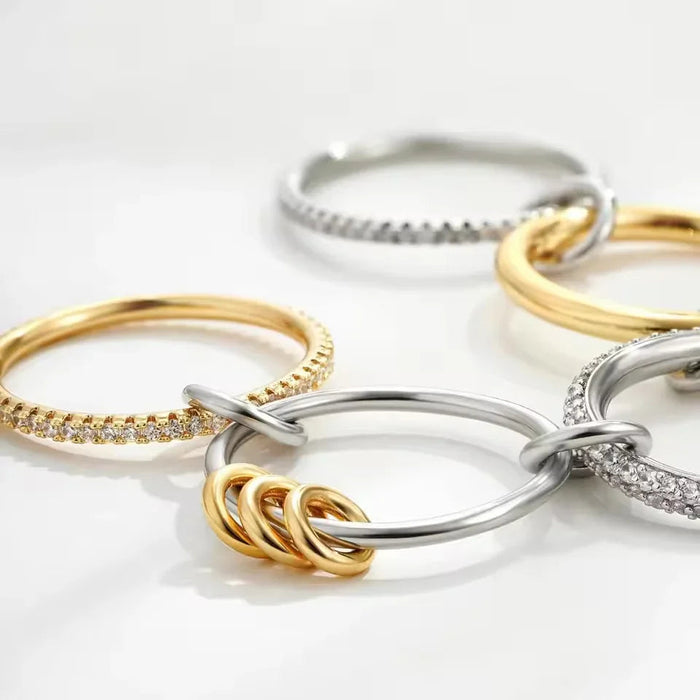 Alice Stacked Diamond Ring