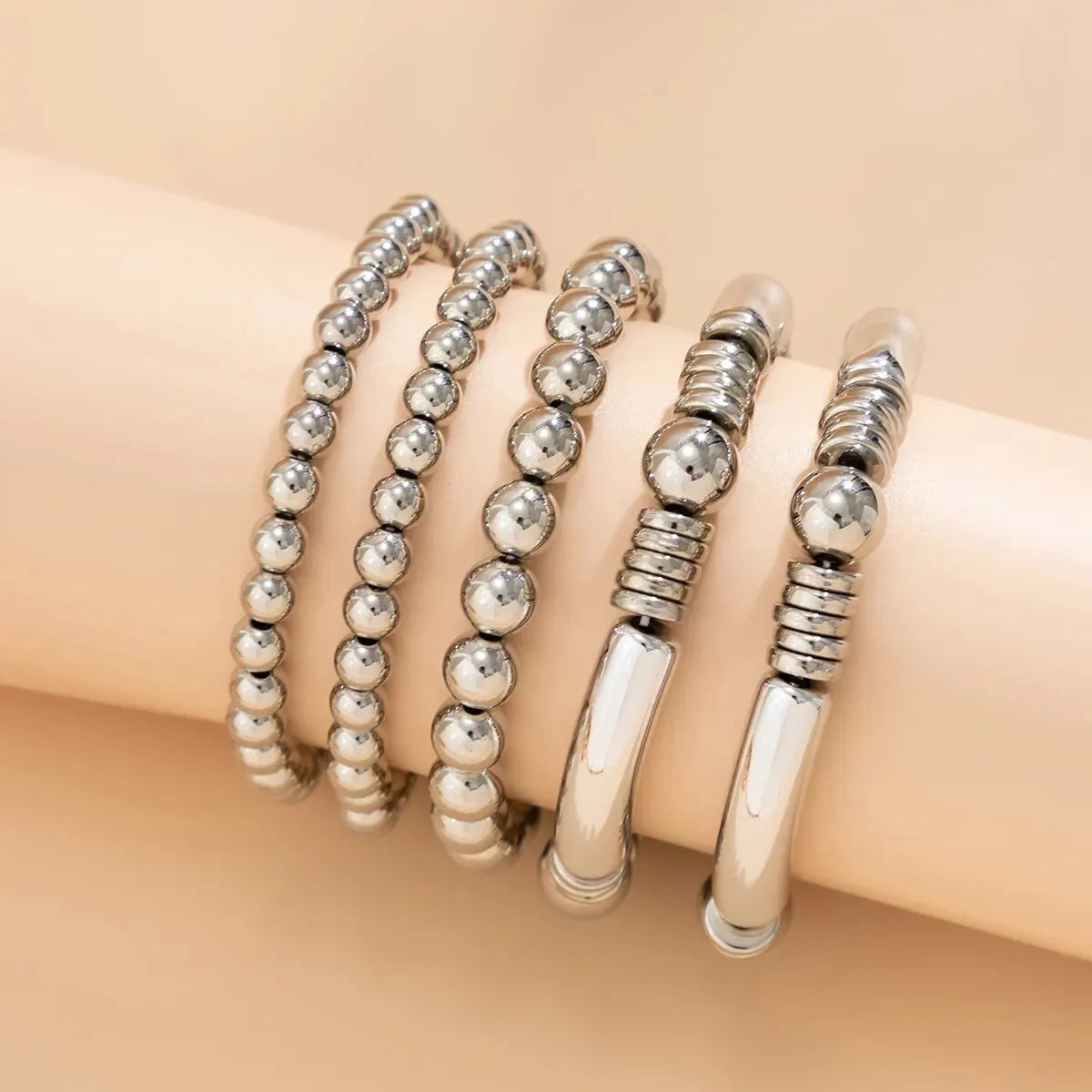 Abigail Beaded Bracelet Stack Set