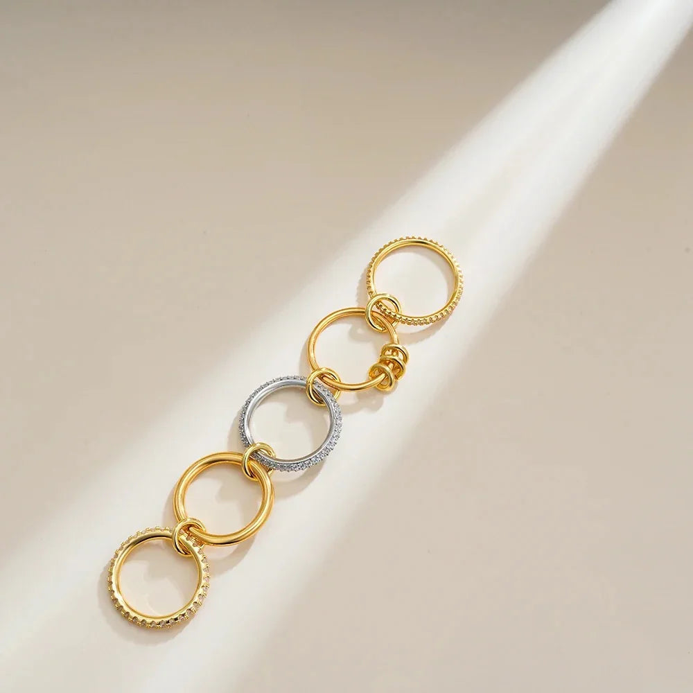 Auria Stacked Diamond Ring