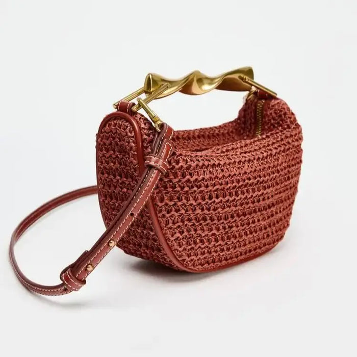 Noelle | Mini Woven Bag-Handbag-Urban Devyne-Urban Devyne