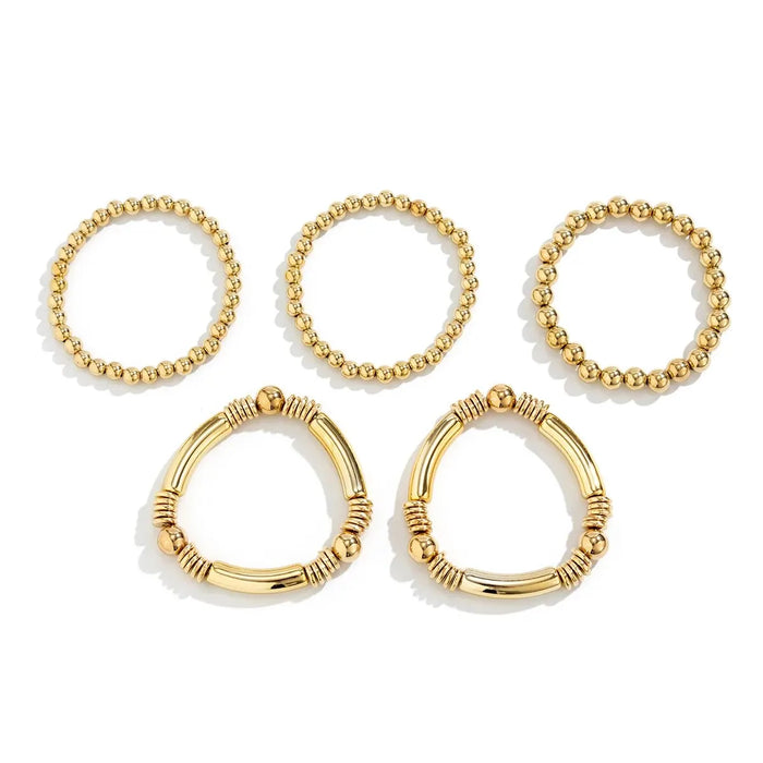 Abigail Beaded Bracelet Stack Set