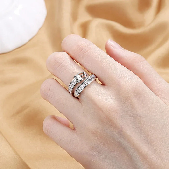 Vienna Diamond Belt Ring