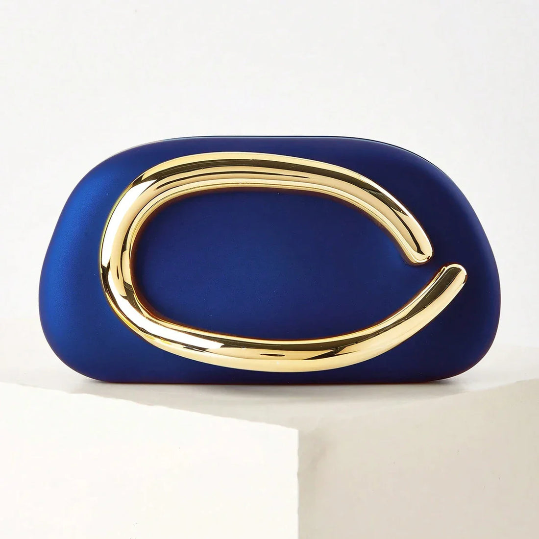 Yara | Leather Clutch Bag-Clutches-Urban Devyne-Blue-Urban Devyne