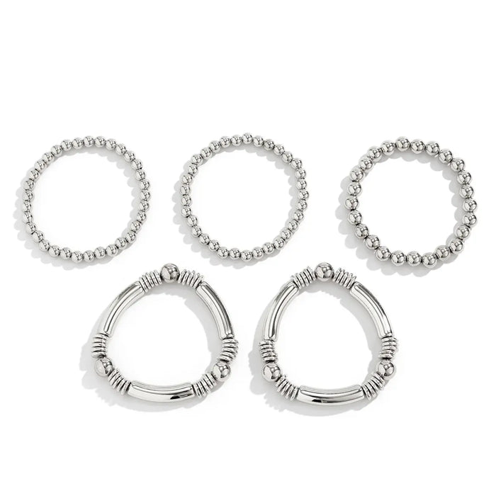 Abigail Beaded Bracelet Stack Set
