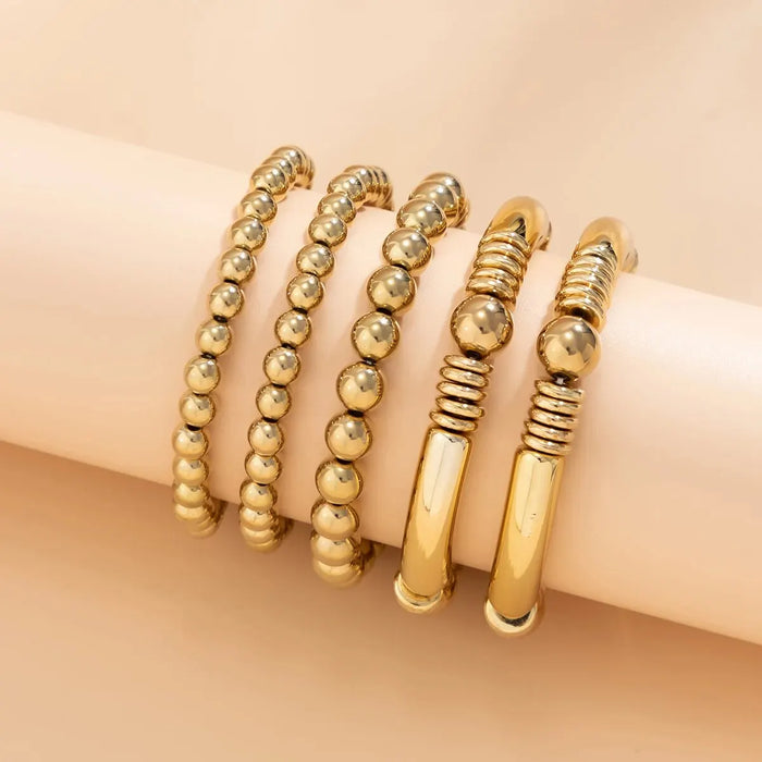 Abigail Beaded Bracelet Stack Set
