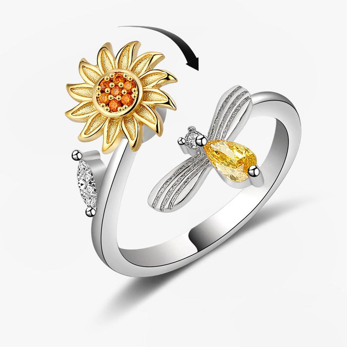 Alexa - Sunflower Serenity Anxiety Ring