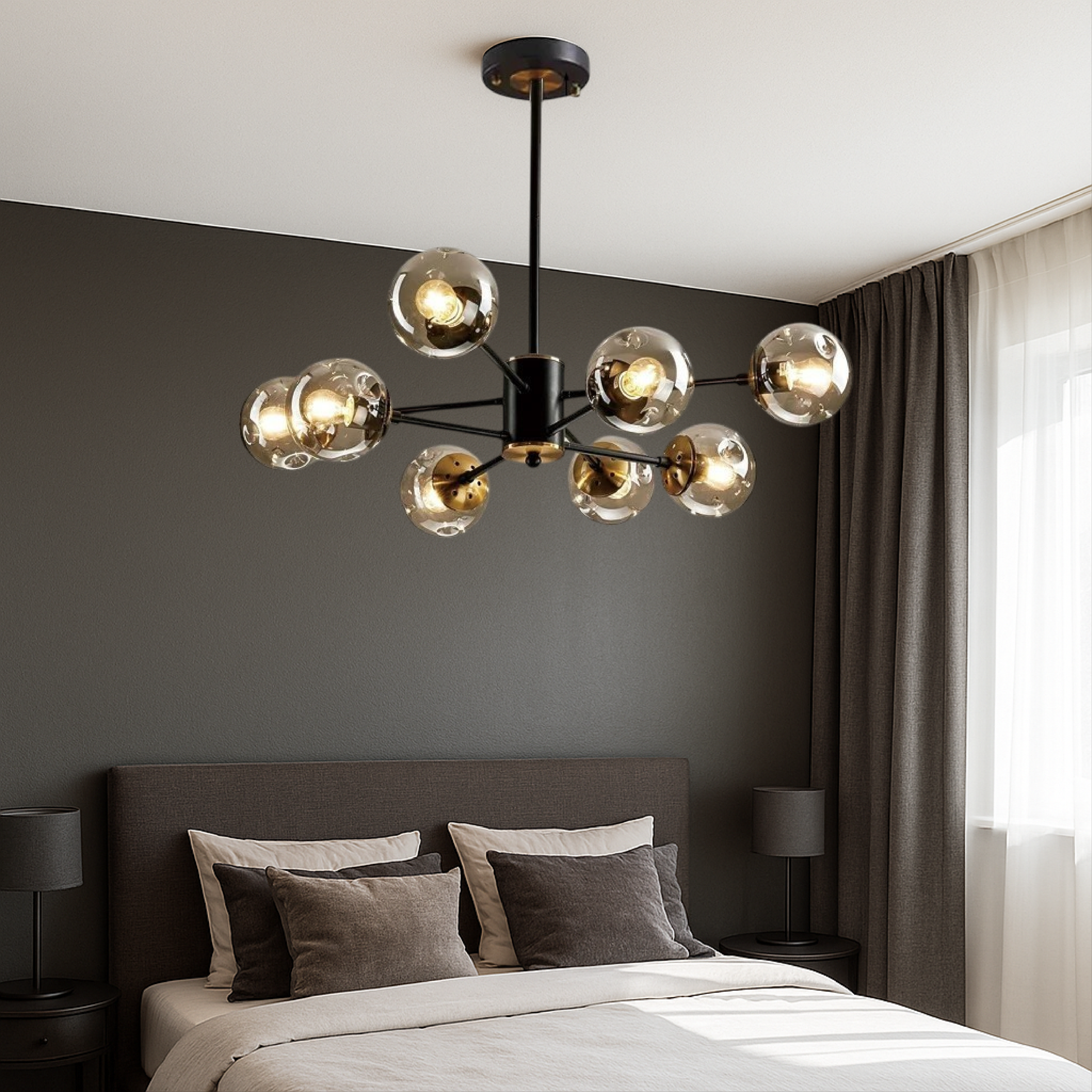 Chandelier in Elegant Scandinavian Style