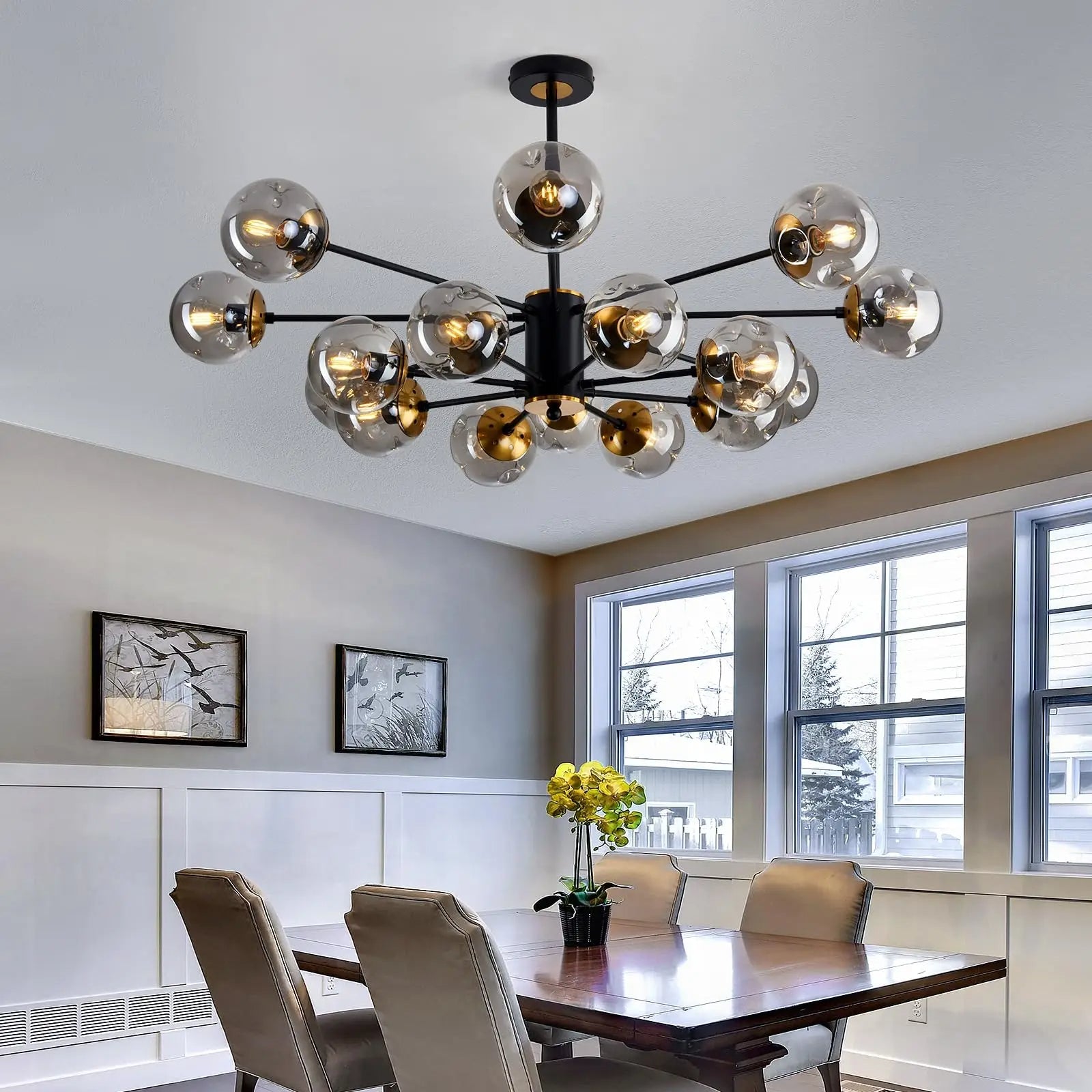Chandelier in Elegant Scandinavian Style