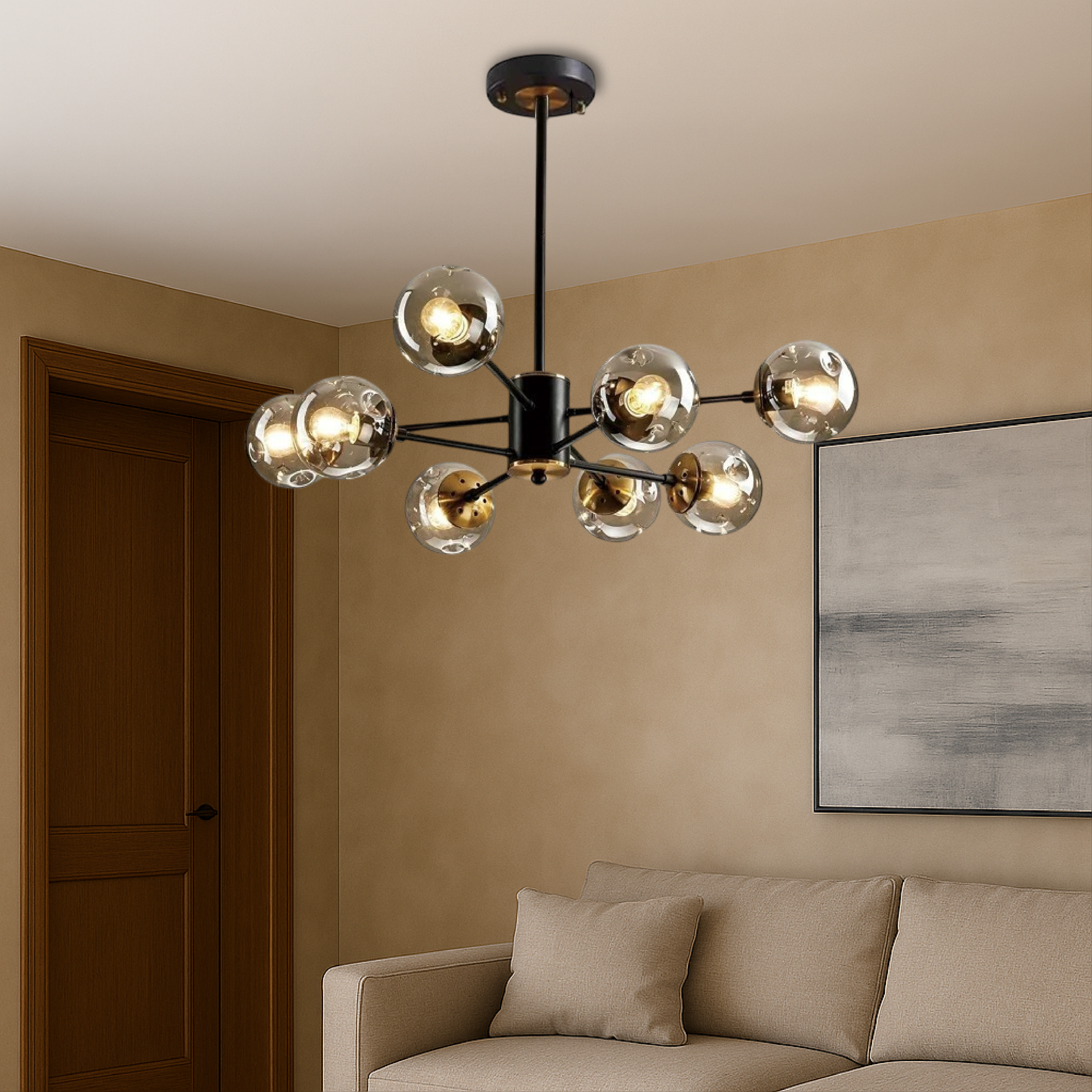 Chandelier in Elegant Scandinavian Style