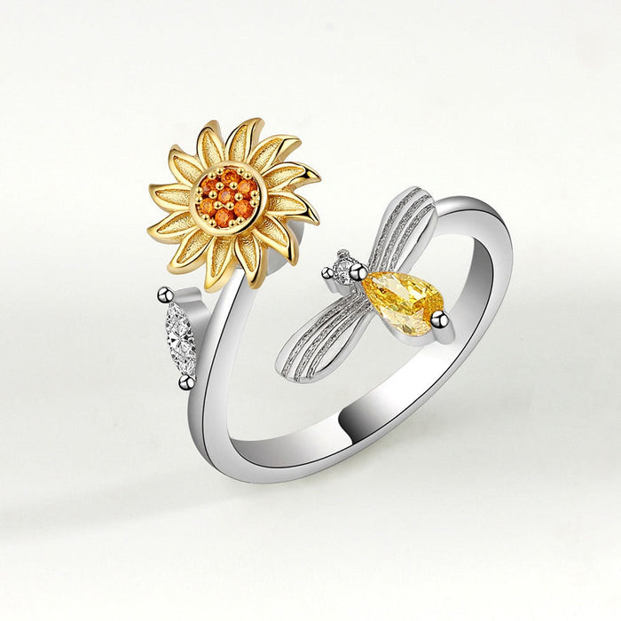 Alexa - Sunflower Serenity Anxiety Ring