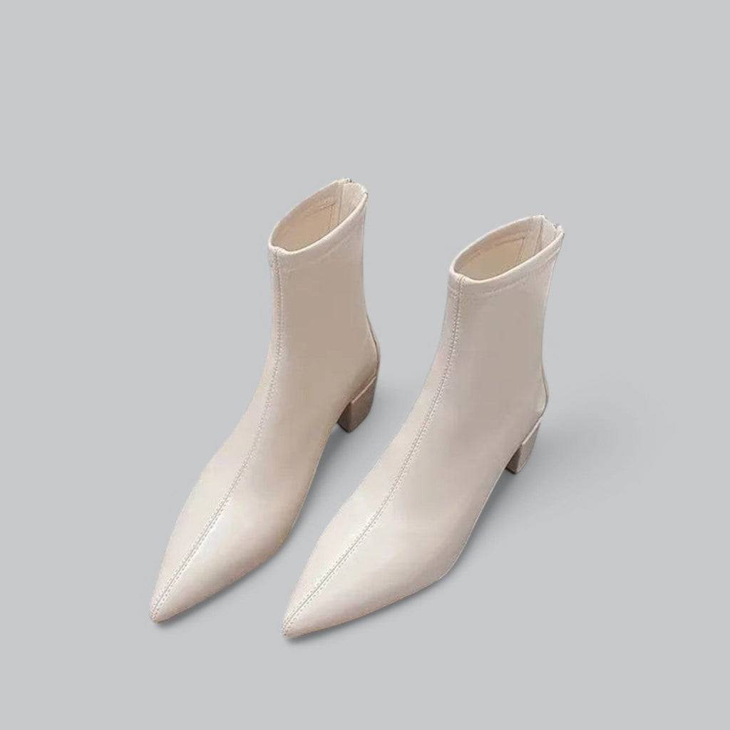 Uprise | Elegant Zip-Up Ankle Boots