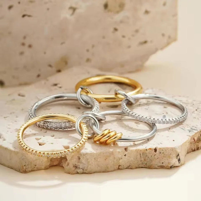 Alice Stacked Diamond Ring