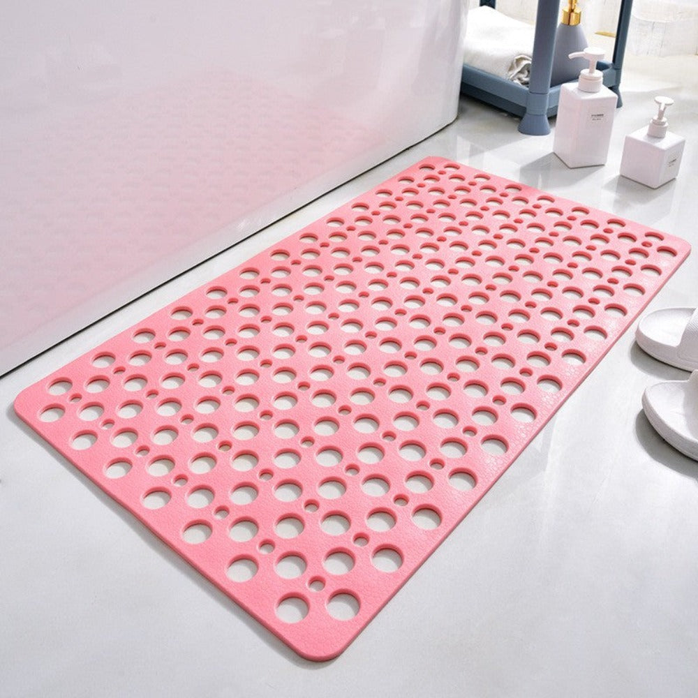 Non-Slip Bathroom Shower Mat with Secure Suction