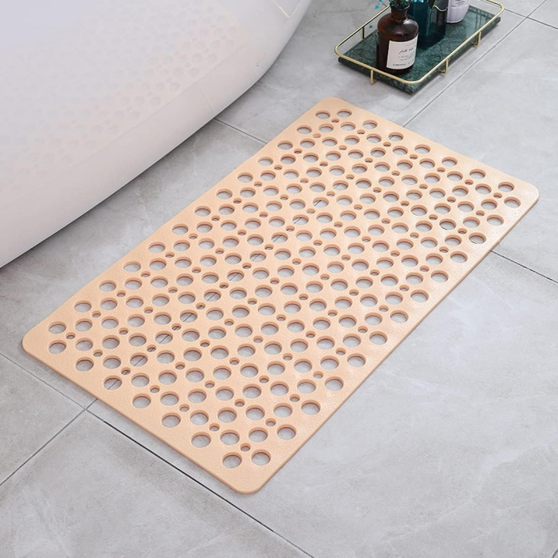 Non-Slip Bathroom Shower Mat with Secure Suction