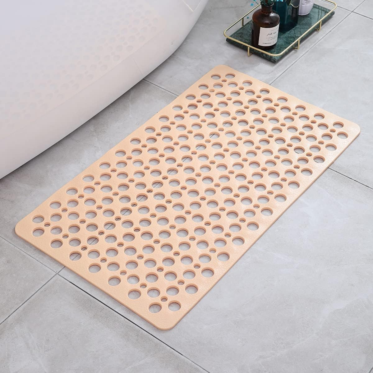 Non-Slip Bathroom Shower Mat with Secure Suction