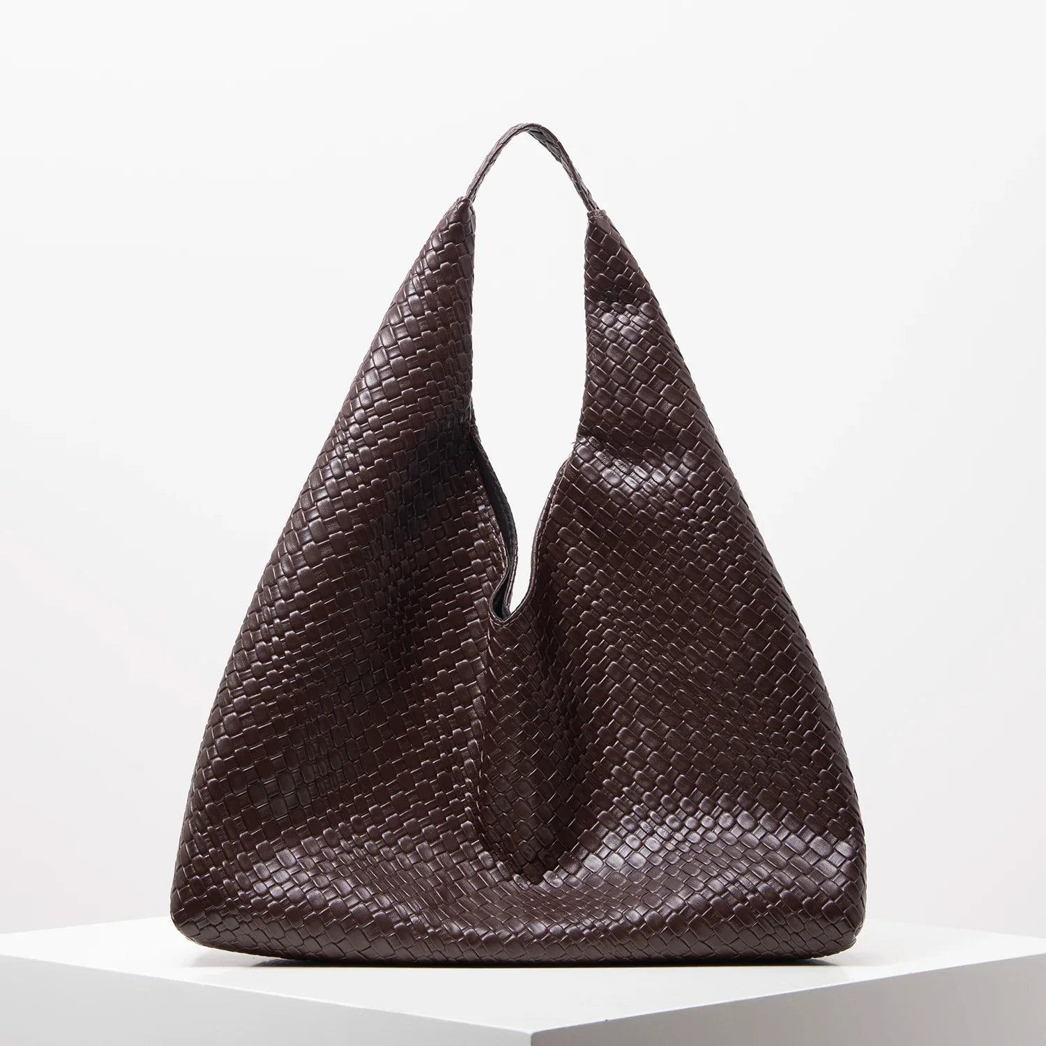 Marisol | Triangle Shoulder Bag-Tote Bags-Urban Devyne-Coffee-Urban Devyne
