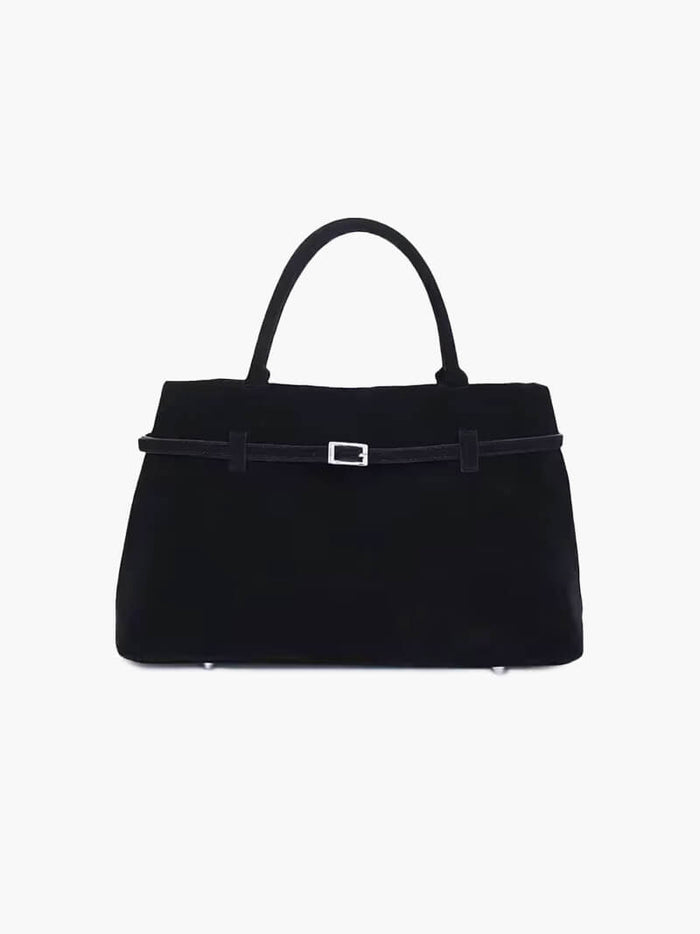 Elena | Suede Handbag-Handbag-Urban Devyne-Black-Urban Devyne