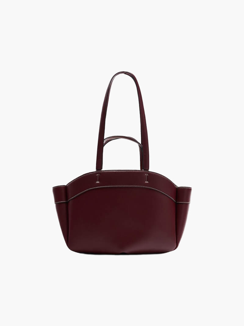 Adore | Leather Shoulder Bag-Shoulder Bag-Urban Devyne-Burgundy-Urban Devyne