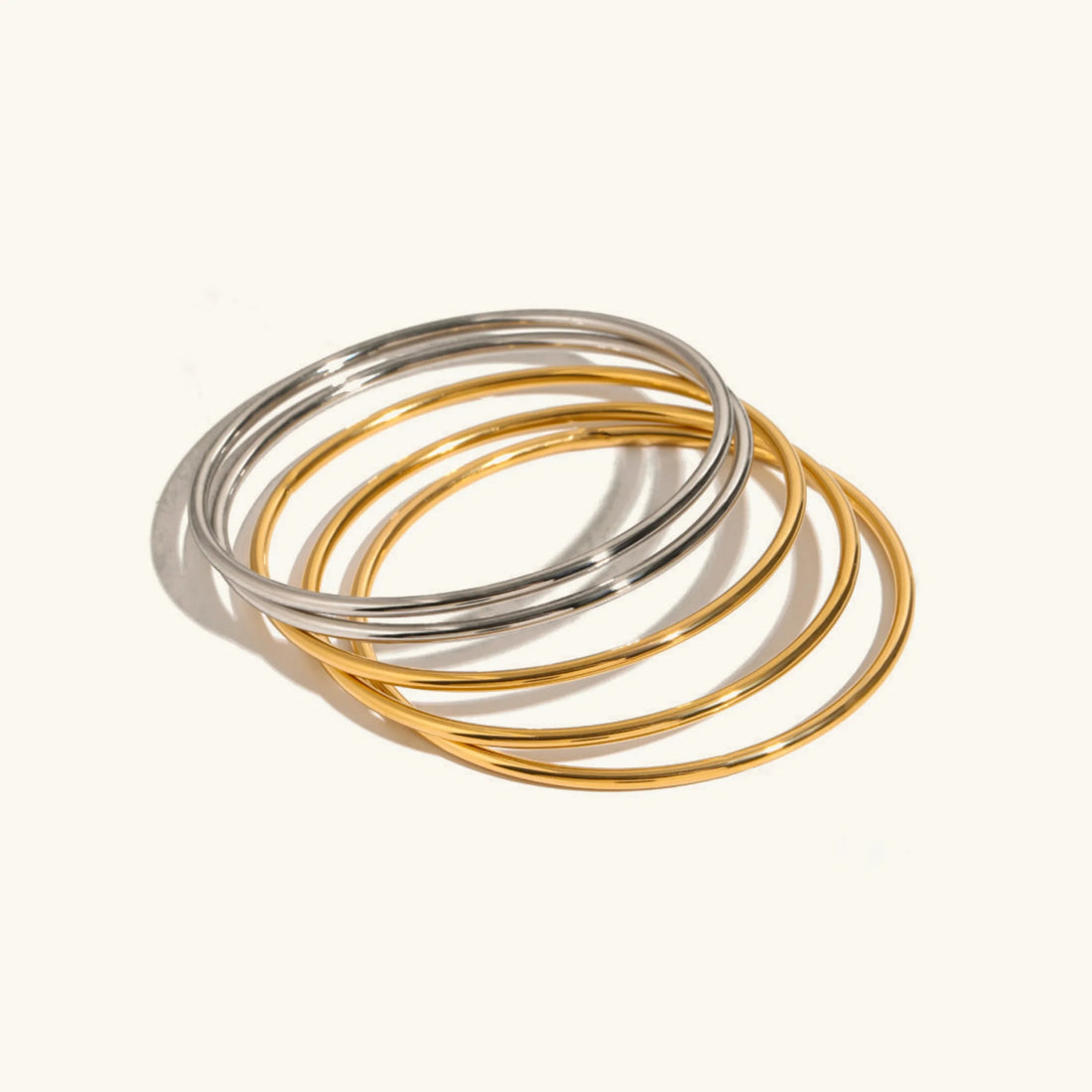 Gold Bangle Set