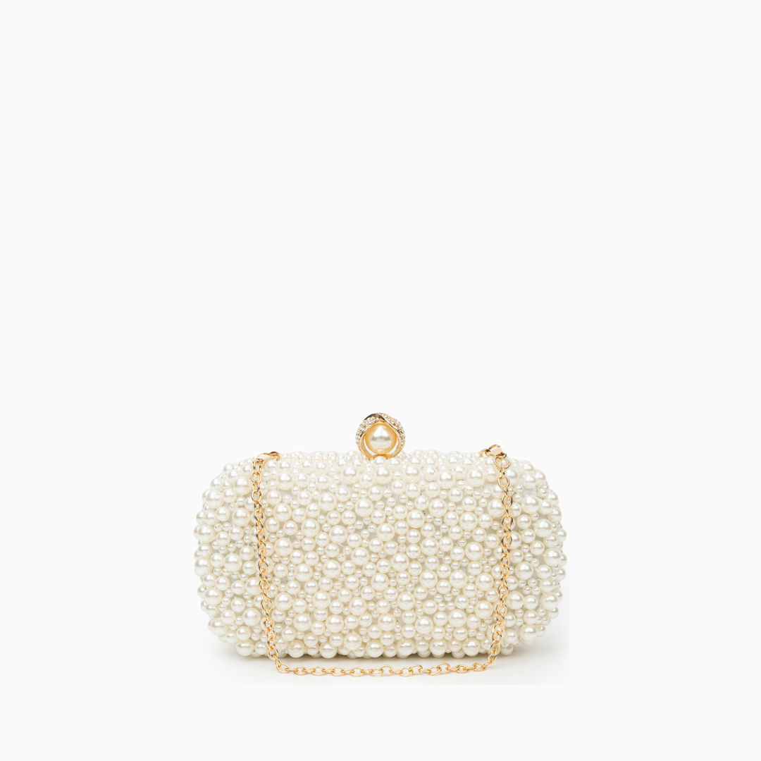 Sylvie | Pearl Clutch Bag-Clutches-Urban Devyne-Urban Devyne