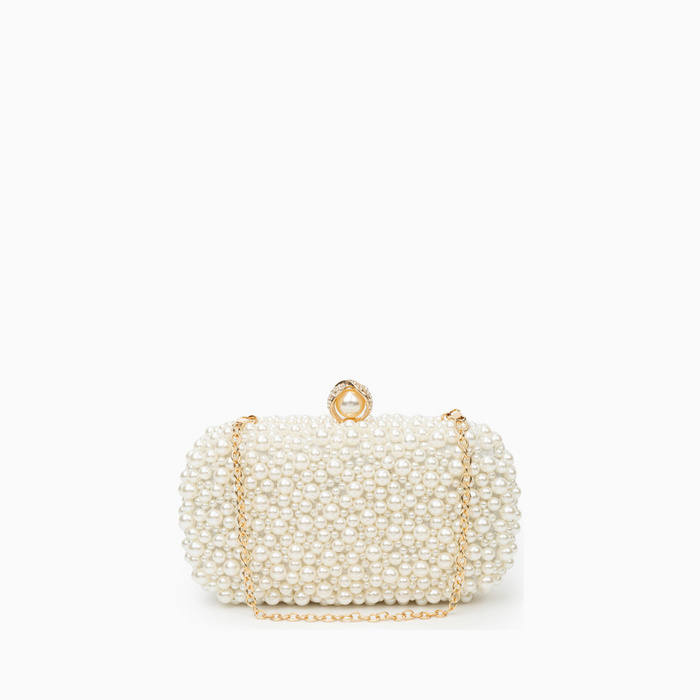 Sylvie | Pearl Clutch Bag-Clutches-Urban Devyne-Urban Devyne