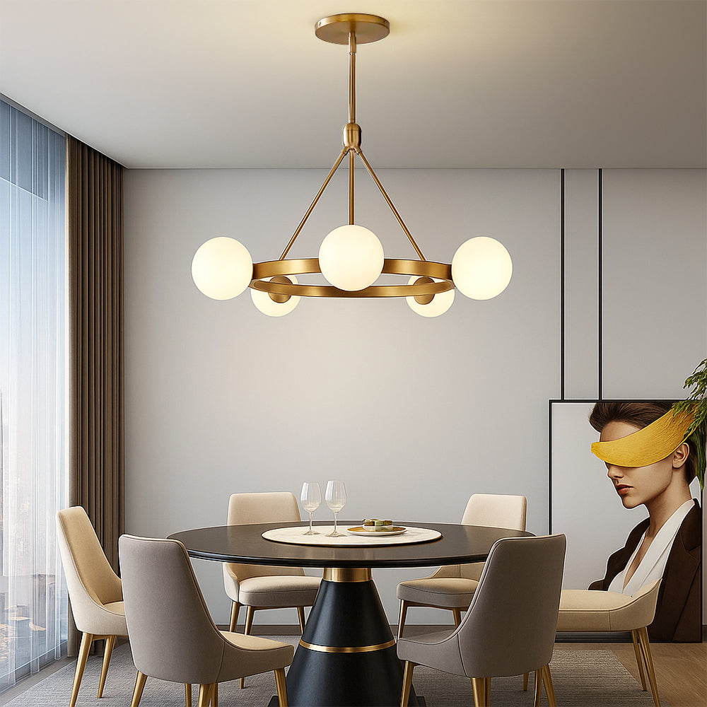 Minimalist Chandelier Nordic 5 Heads Ostra
