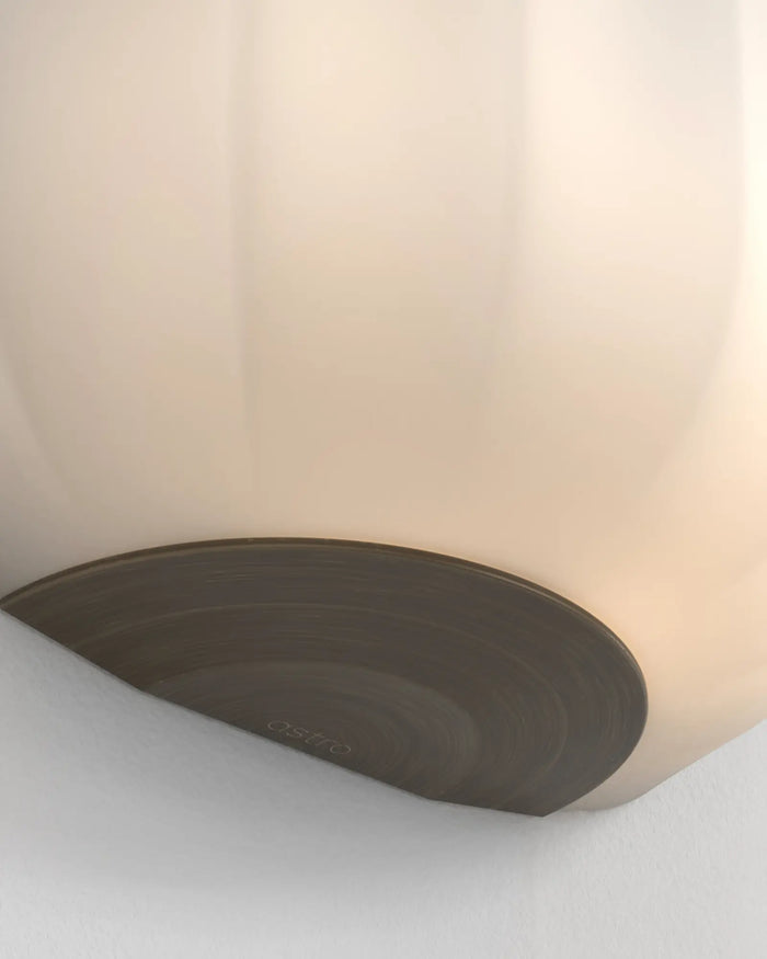 Fluted Ceramic Wall Light