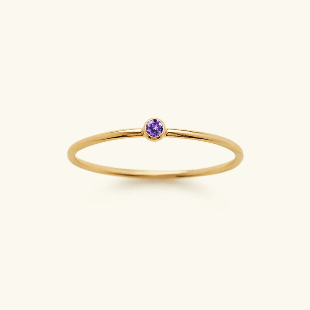 Birthstone Stacker Ring