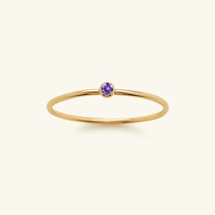 Birthstone Stacker Ring