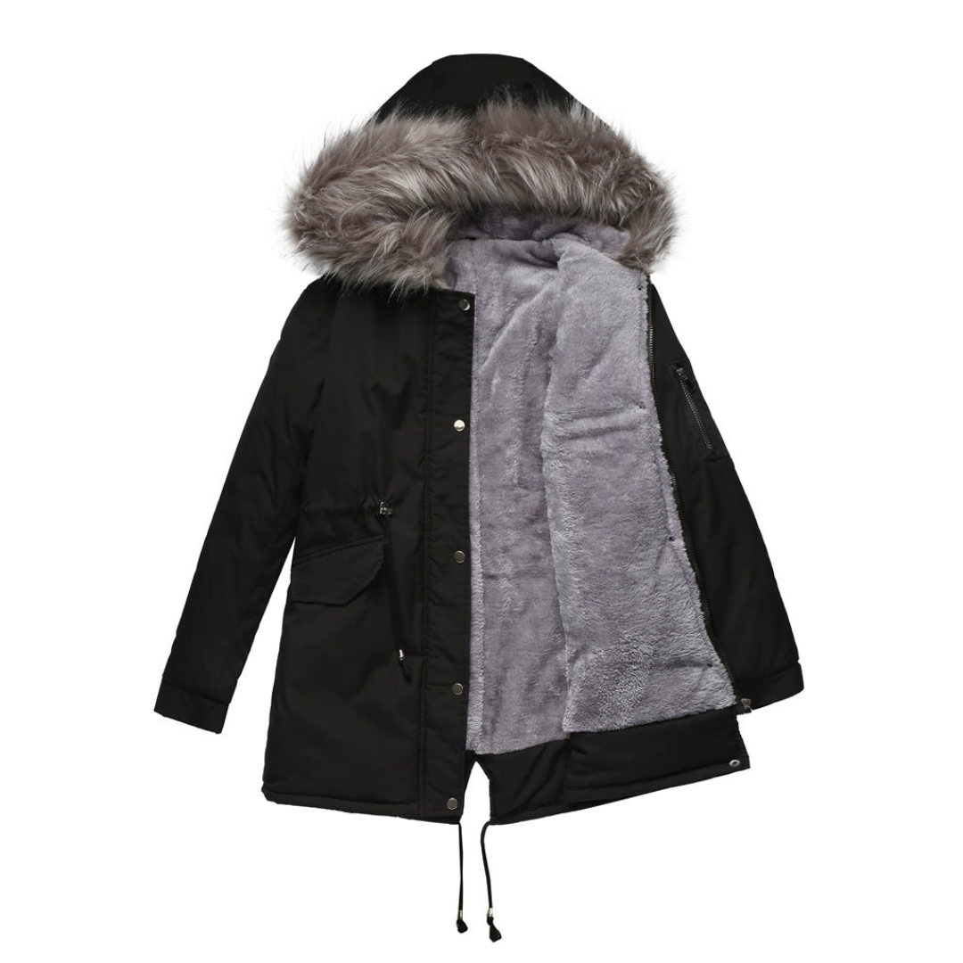 Warm Hooded Parka Winter Jacket