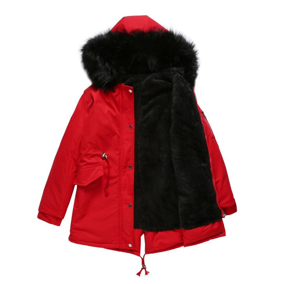 Warm Hooded Parka Winter Jacket