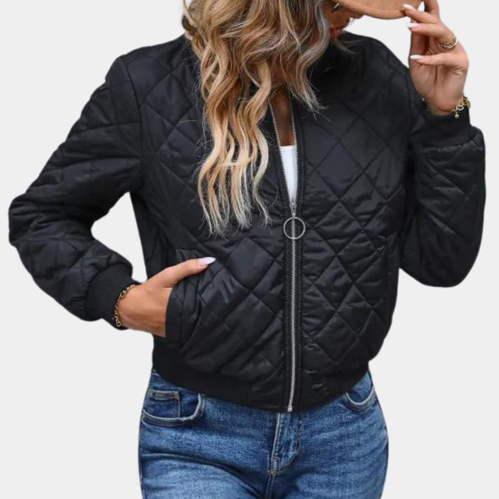 Full-Zip Bomber Winter Jacket