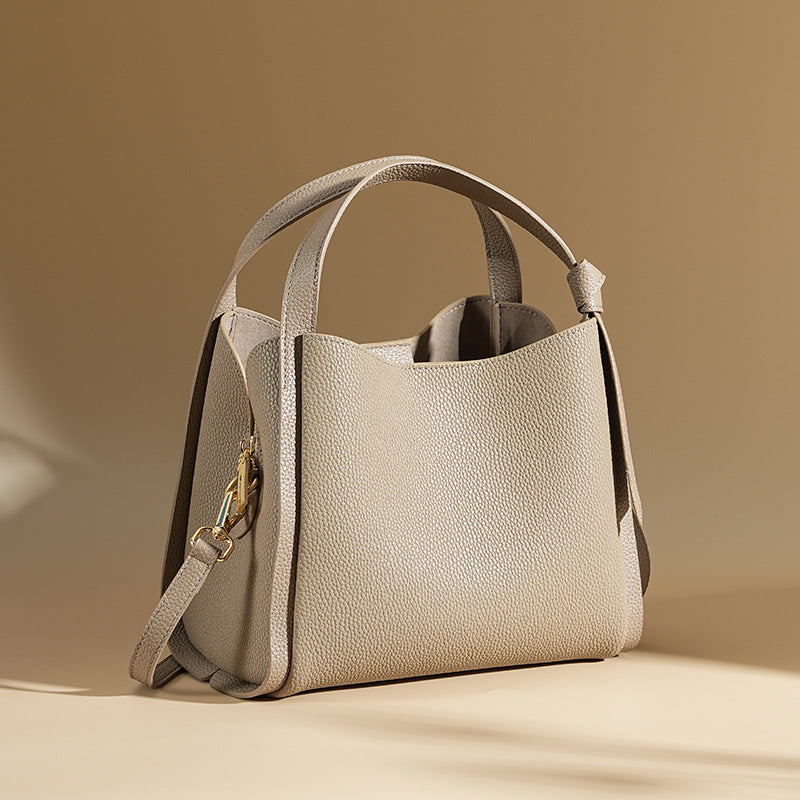 Ember | Leather Bucket Bag-Shoulder Bag-Urban Devyne-Sand-Urban Devyne