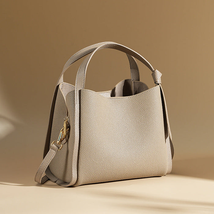Ember | Leather Bucket Bag-Shoulder Bag-Urban Devyne-Sand-Urban Devyne