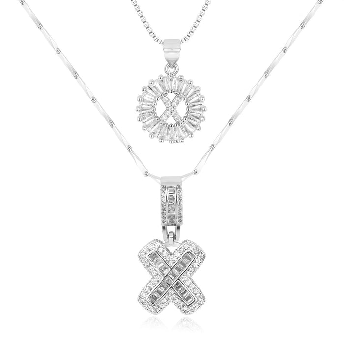Olivia 14k Diamond Letter Initial Necklaces