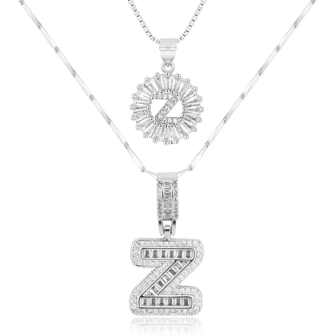 Olivia 14k Diamond Letter Initial Necklaces